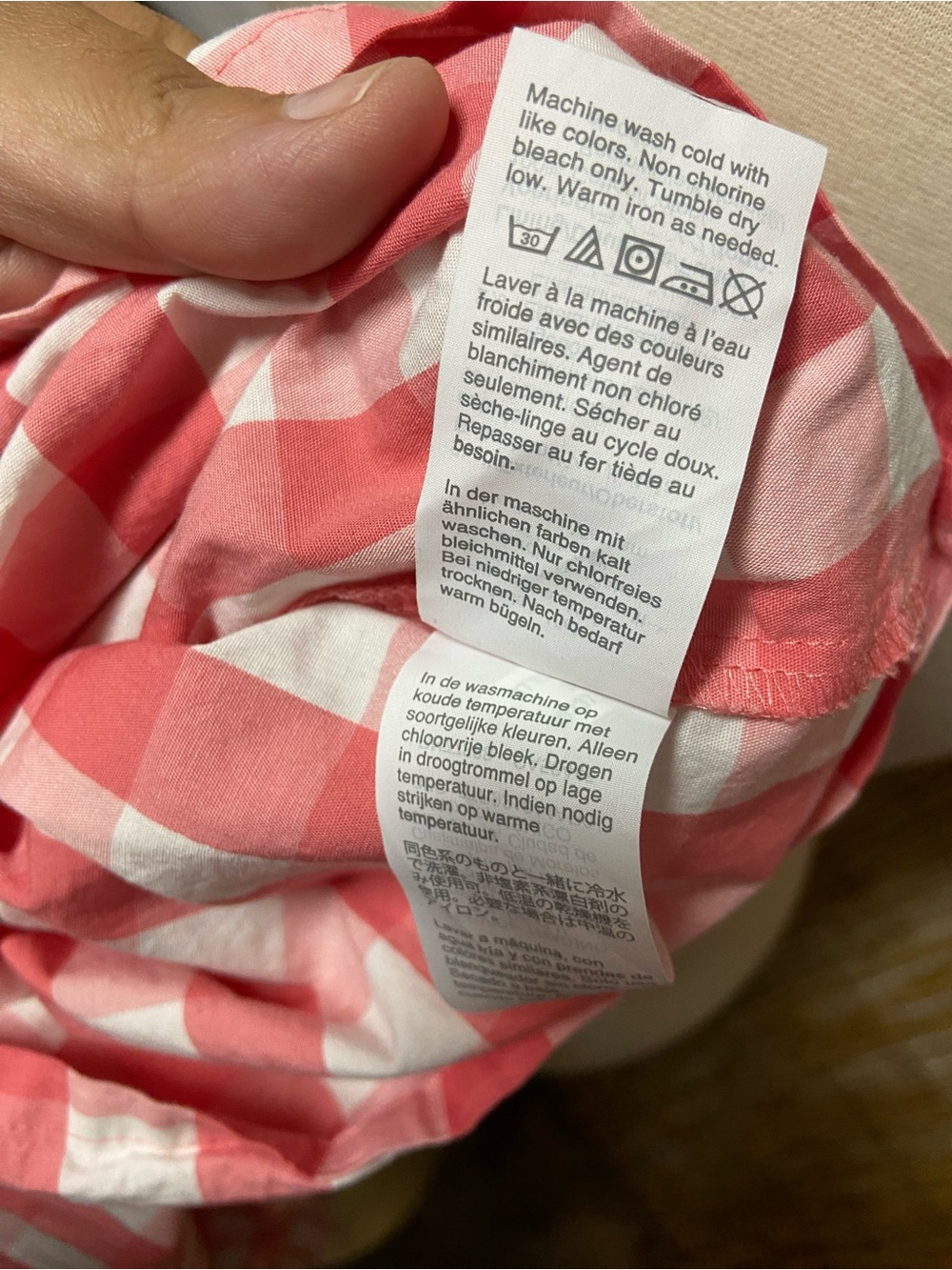 J.Crew Pink White Gingham Sleeveless Fit & Flare Dress Size:S - Picture 8 of 10
